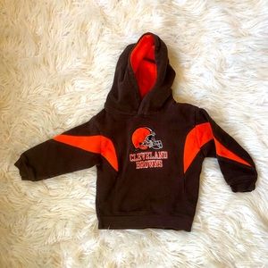 Vintage 3T Cleveland Browns hooded sweatshirt